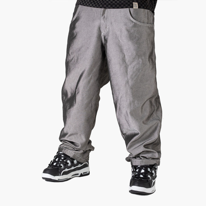 Jeans Denim Blueskin Silver Metallic Gray