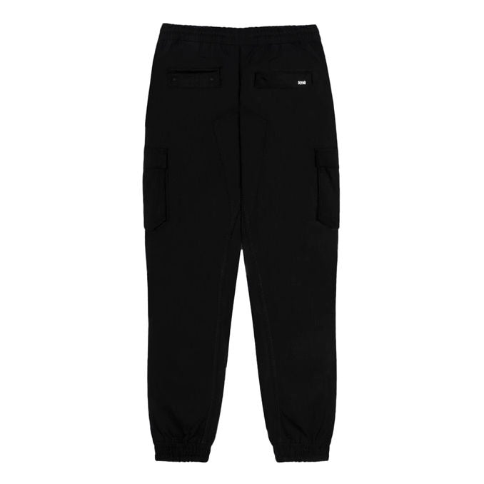 Dolly Noire Easy Cargo Pants Black Cotton Ripstop