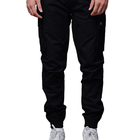 Dolly Noire Easy Cargo Pants Black Cotton Ripstop
