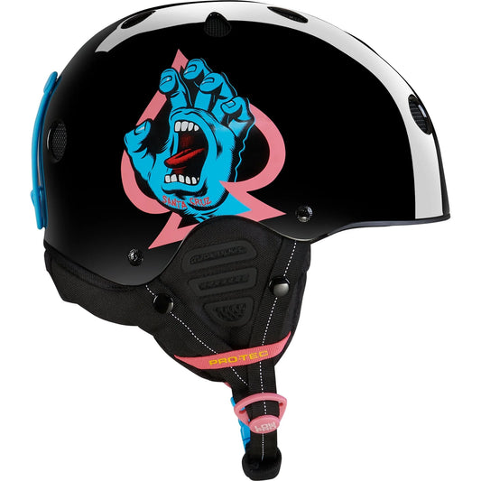 Pro-Tec Low Pro Snow Helmet Santa Cruz Gloss Black