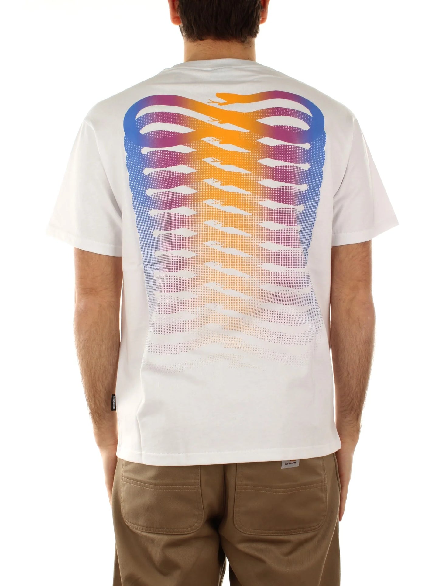 Propaganda Ribs Gradient T-shirt White