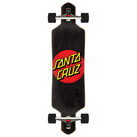 Santa Cruz Classic Dot Drop Thru 9" x 36" Longboard Completo
