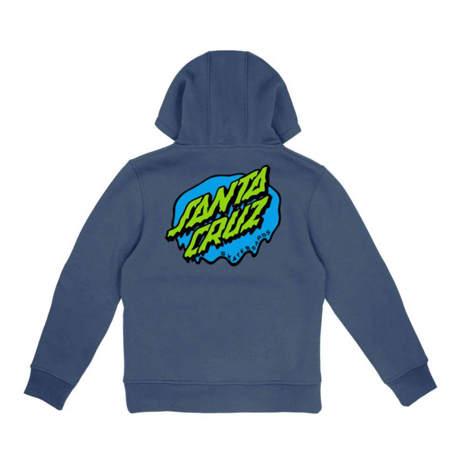Santa Cruz Youth Slime Dot Hoodie Blue