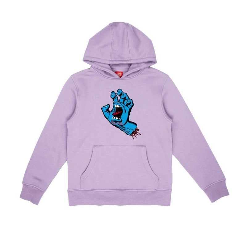 Santa Cruz Youth Screaming Hand Hoodie Lavender