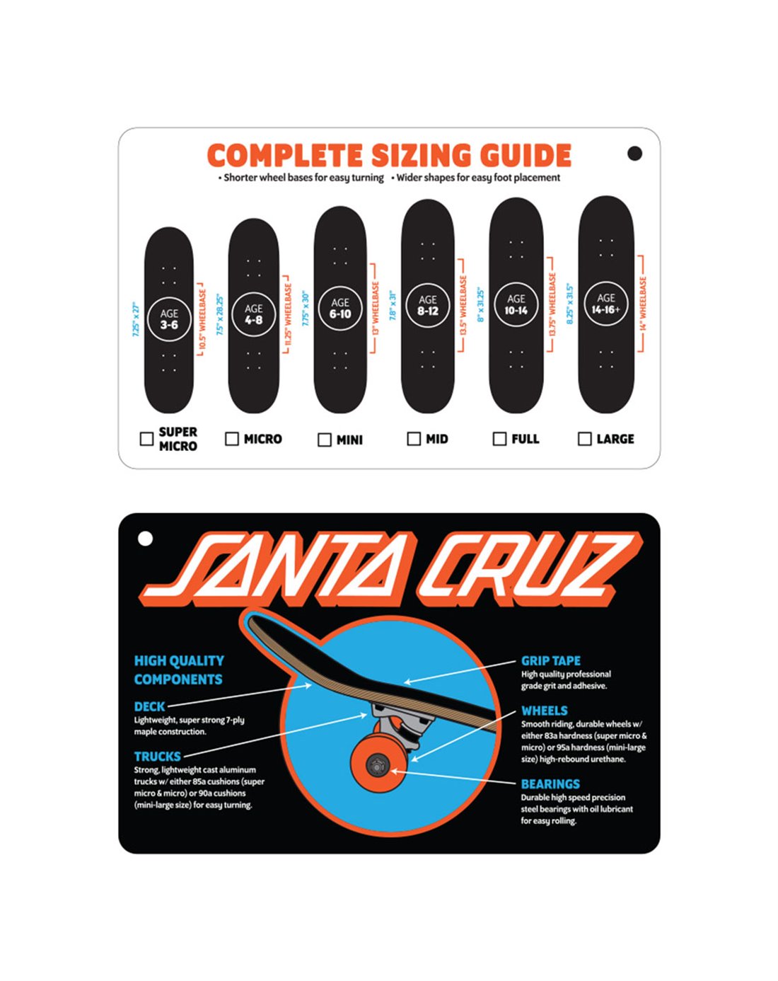 Santa Cruz Classic Dot Micro 7.5" Skateboard Complete
