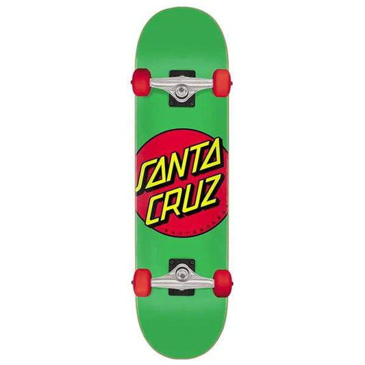 Santa Cruz Classic Dot Mid Green 7.875" Skateboard Complete