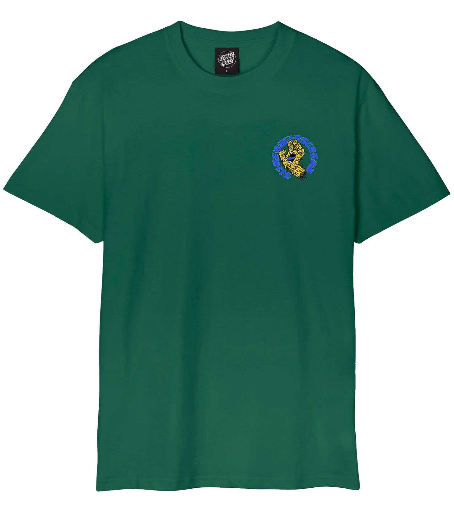 Santa Cruz Slime Balls Hand T-Shirt Alpine Green