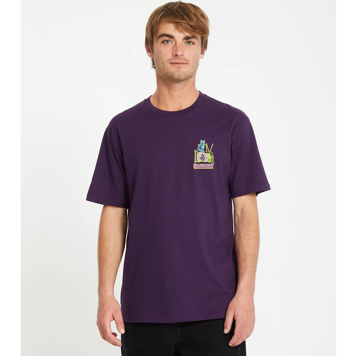 Volcom CATV BSC SS Grape Royale T-Shirt