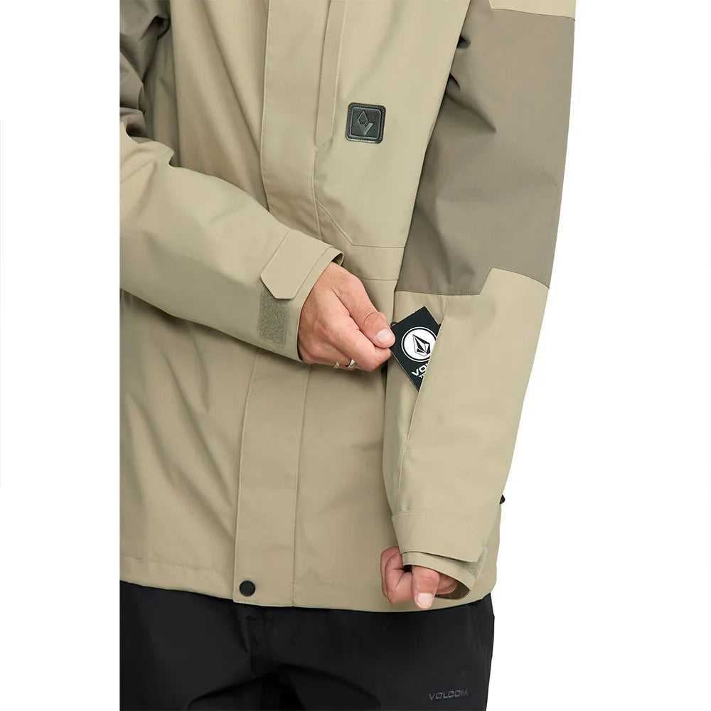 Volcom L Volcom Giacca Primry Moss Green