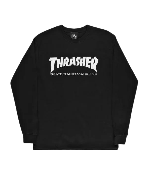 Thrasher Skate L/S Black