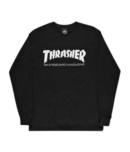 Thrasher Skate L/S Black