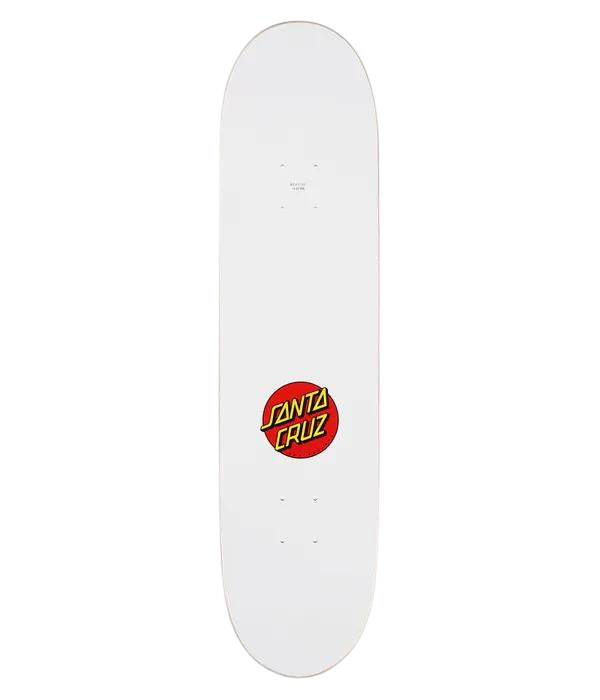 Santa Cruz Classic Dot White Deck 8"