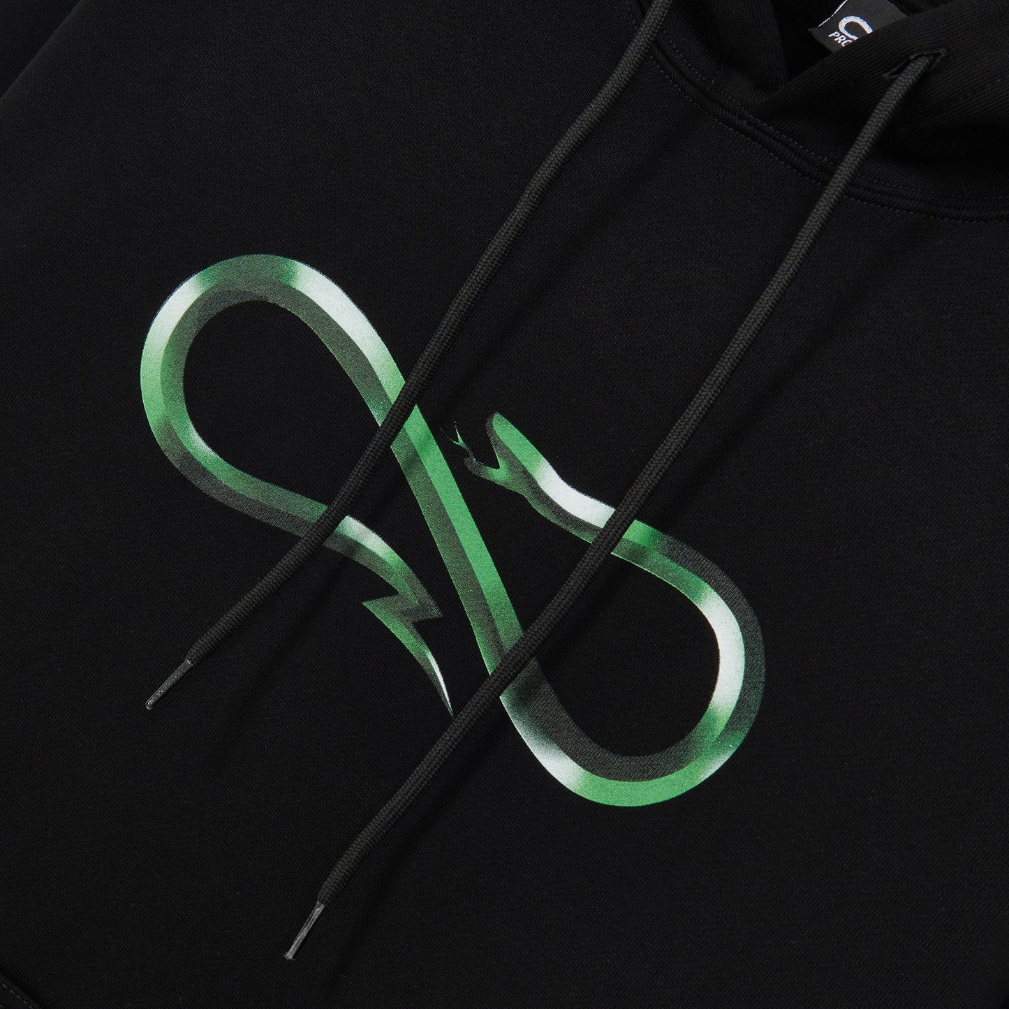 Propaganda Logo Steel Hoodie Black