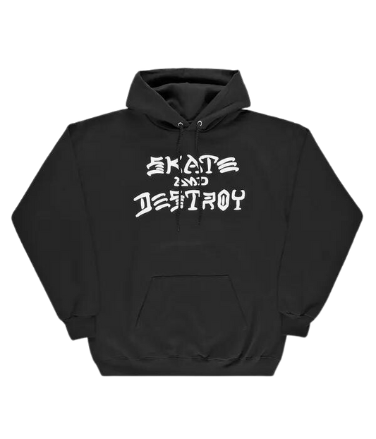 Thrasher Skate & Destroy Hoodie Black