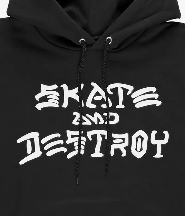 Thrasher Skate & Destroy Hoodie Black