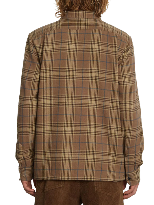 Volcom Skate Vitals Grant Taylor Shirt Dark Khaki