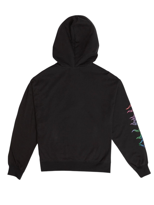 Volcom Chrissie Abbot X French Full Zip Hoodie Black