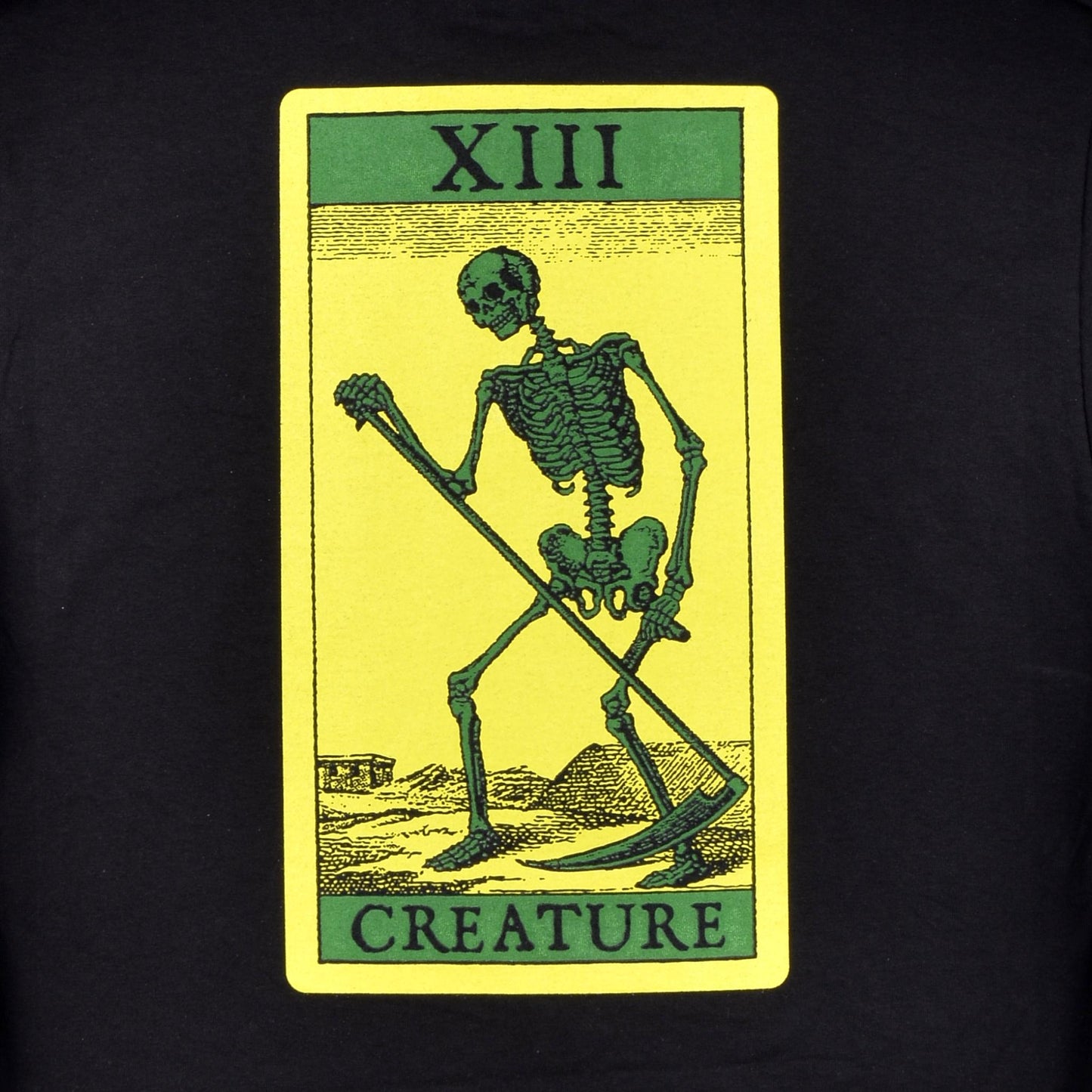 Creature Deathcard Regular T-shirt Black