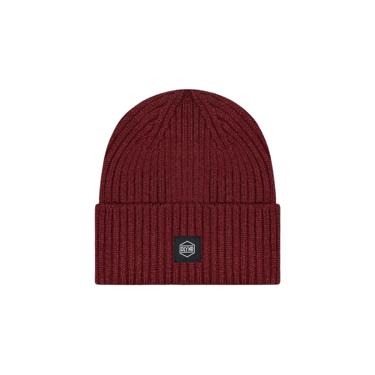 Dolly Noire Logo Label Beanie Bordeaux