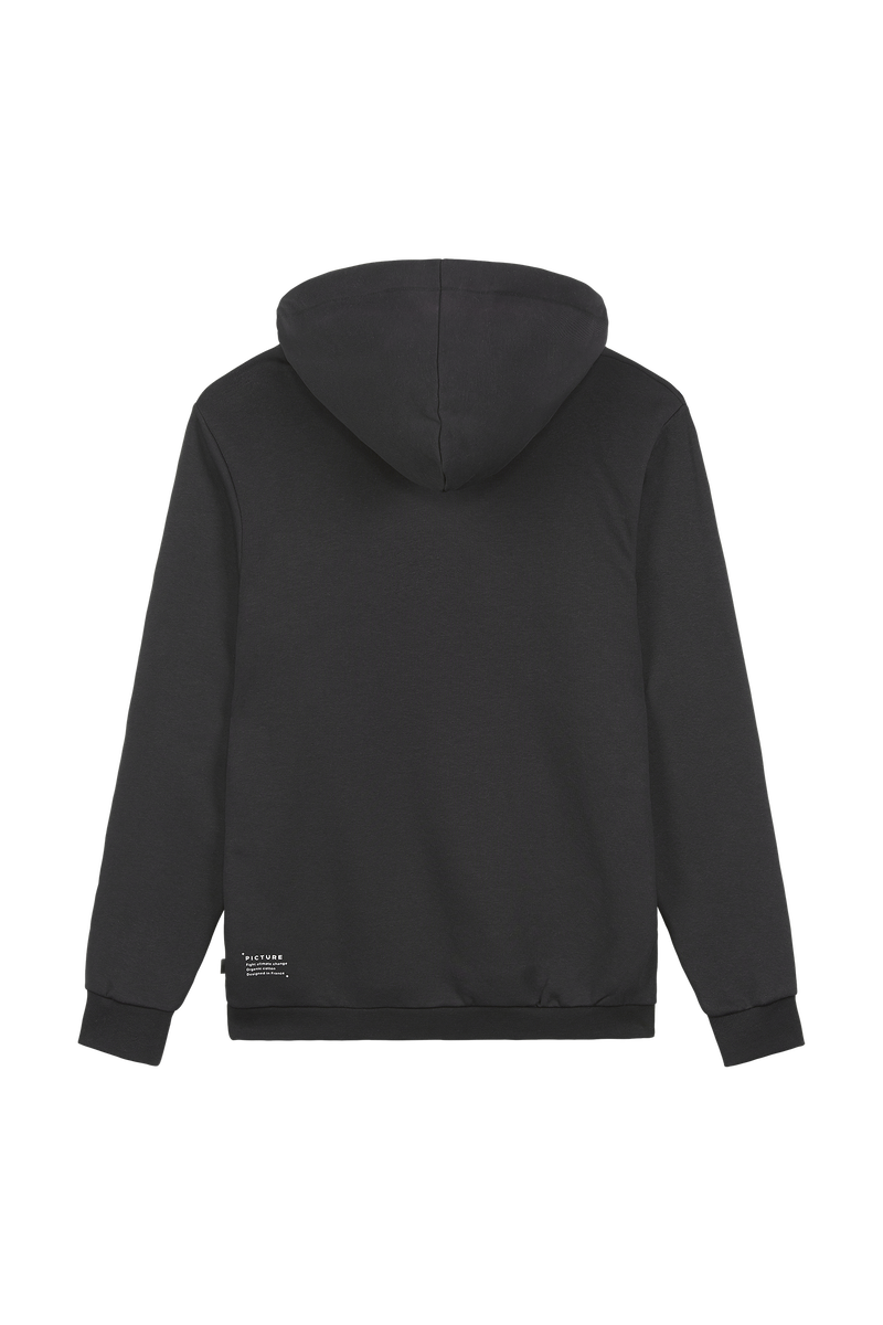 Picture Basement Flock Hoodie Black