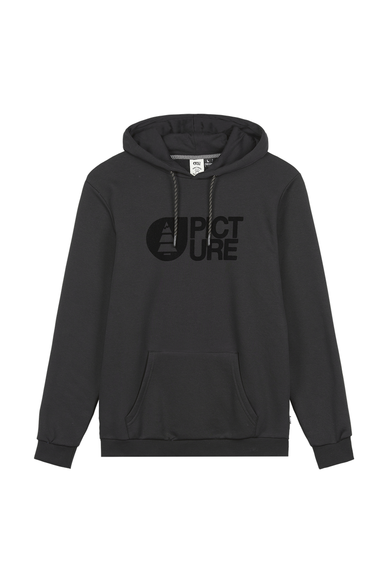 Picture Basement Flock Hoodie Black