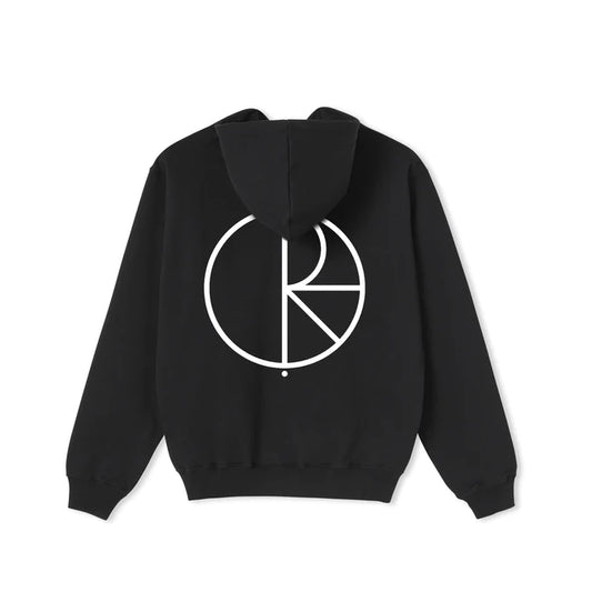 Polar Skate Stroke Logo Hoodie Black