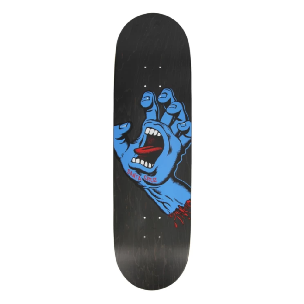 Santa Cruz Screaming Hand Black Deck 8.25"