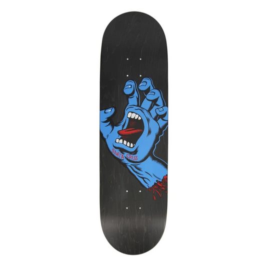 Santa Cruz Screaming Hand Black Deck 8.25"
