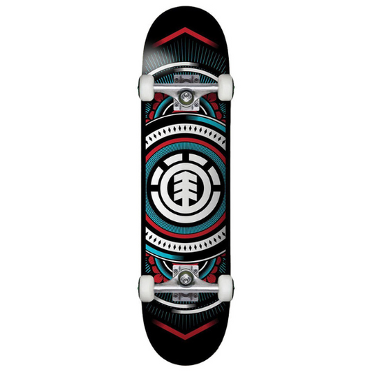 Element Hatched Red Blue 8"