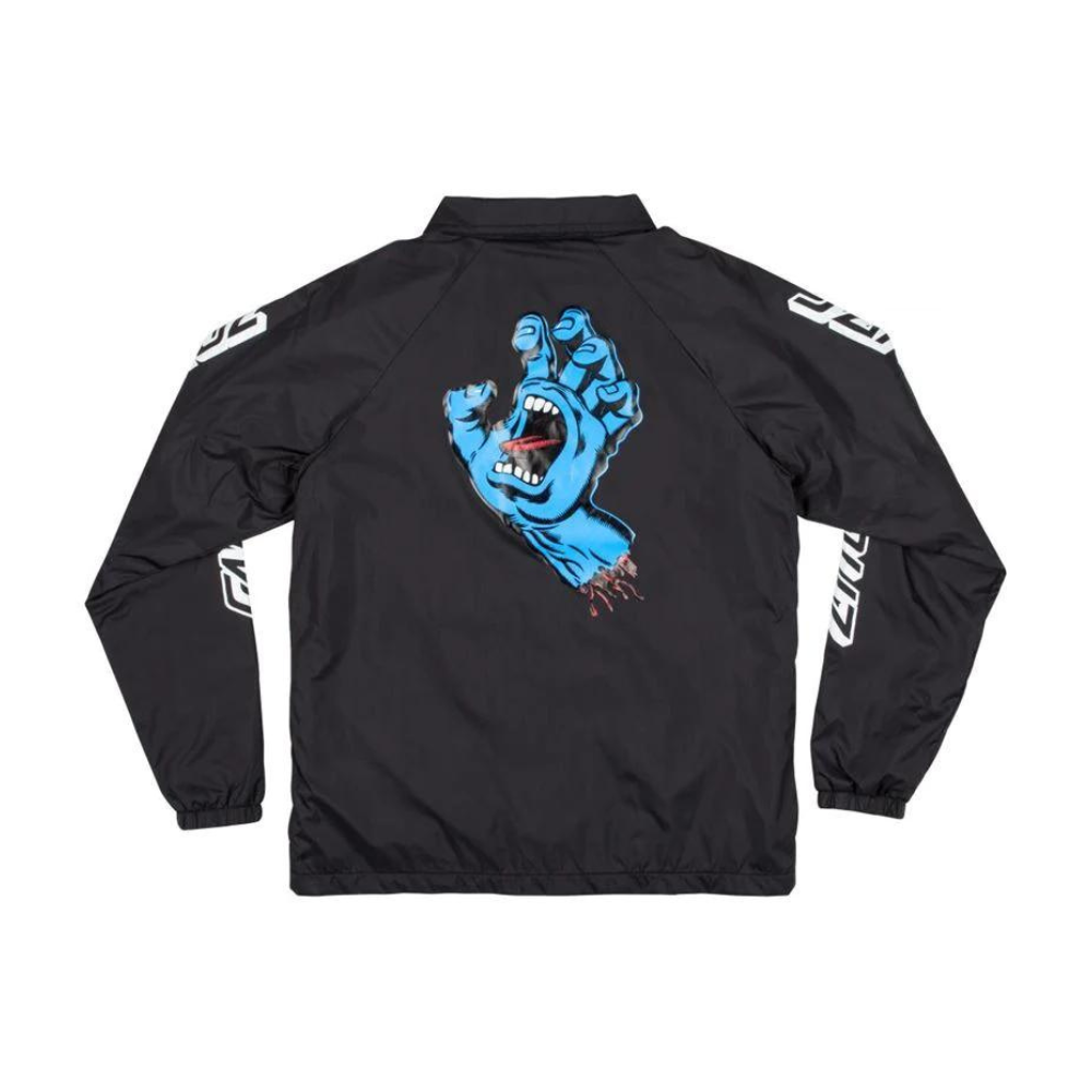 Santa Cruz Youth Screaming Hand Coach Black