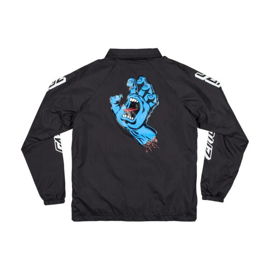 Santa Cruz Youth Screaming Hand Coach Black