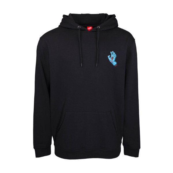 Santa Cruz Screaming Hand Chest Hoodie Black 2025