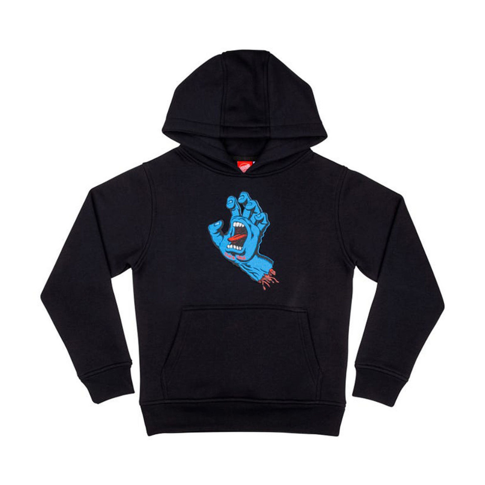 Santa Cruz Youth Screaming Hand Hoodie Black