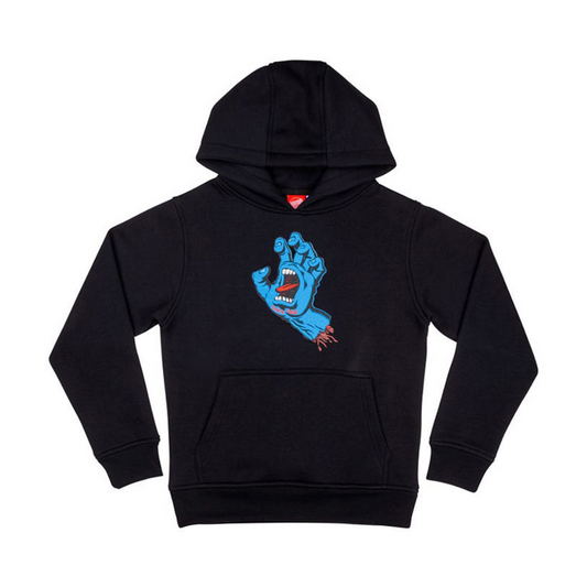 Santa Cruz Youth Screaming Hand Hoodie Black