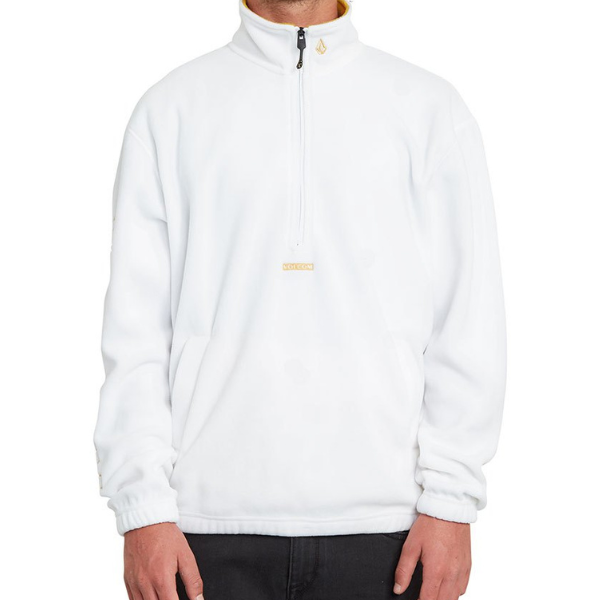 Volcom Atavic Quarter Zip Fleece White