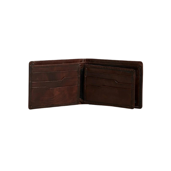 Billabong Vacant Leather Wallet Chocolate