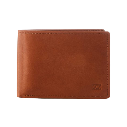 Billabong Vacant Leather Wallet Light Brown