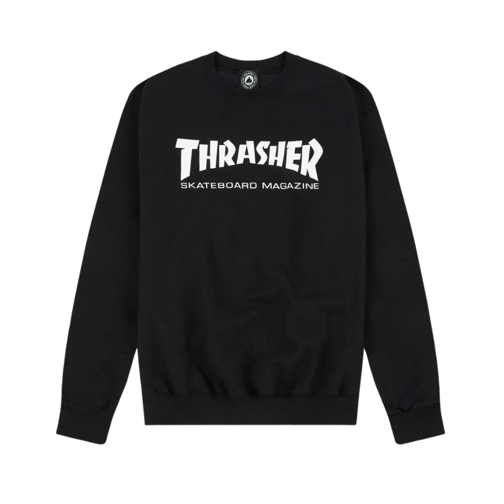 Thrasher Skatemag Crewneck Black
