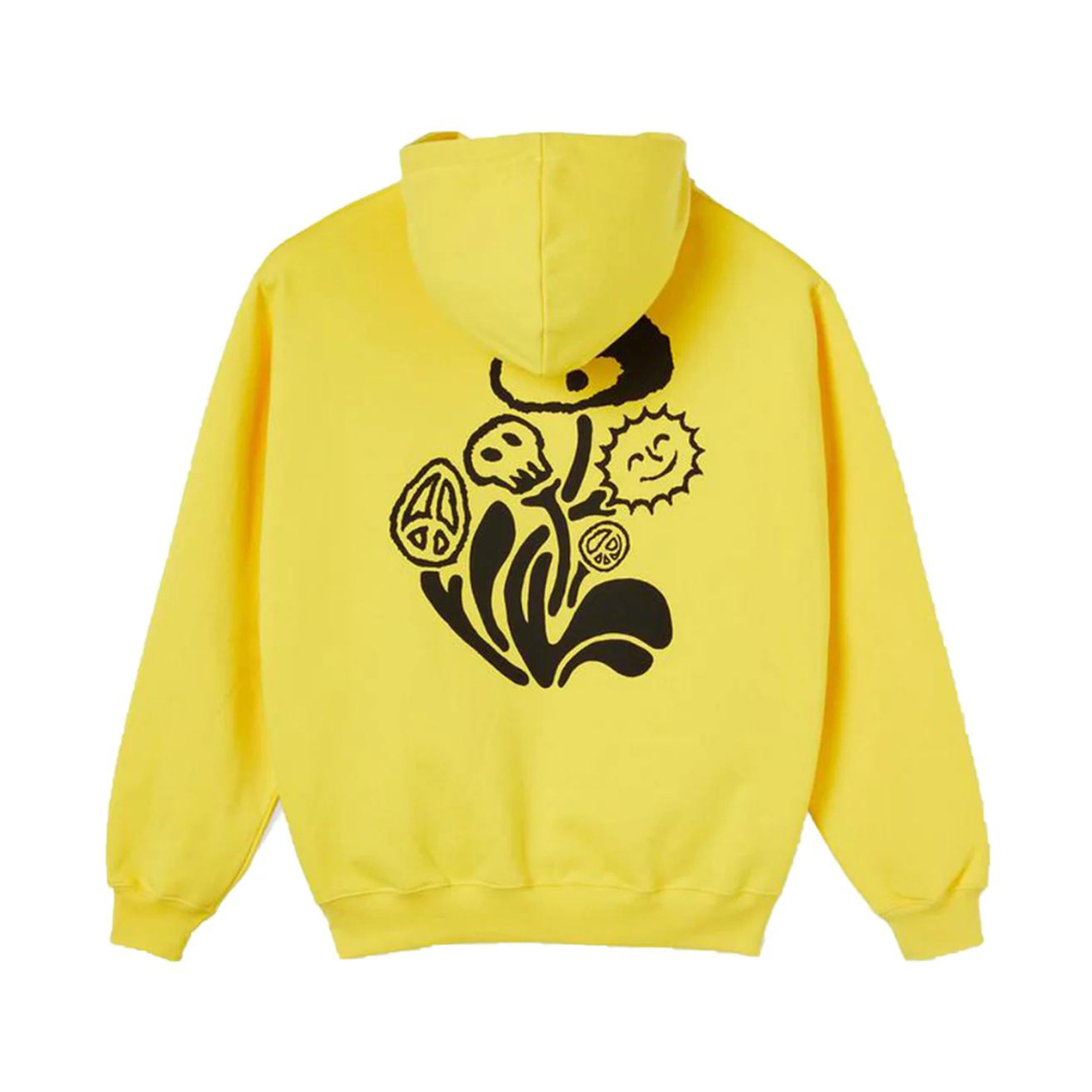 Polar Skate Co. Trippin' Hoodie Yellow