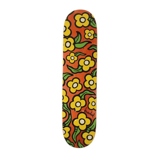 Krooked Team Wild Style Flowers Skateboard Deck 7.75"