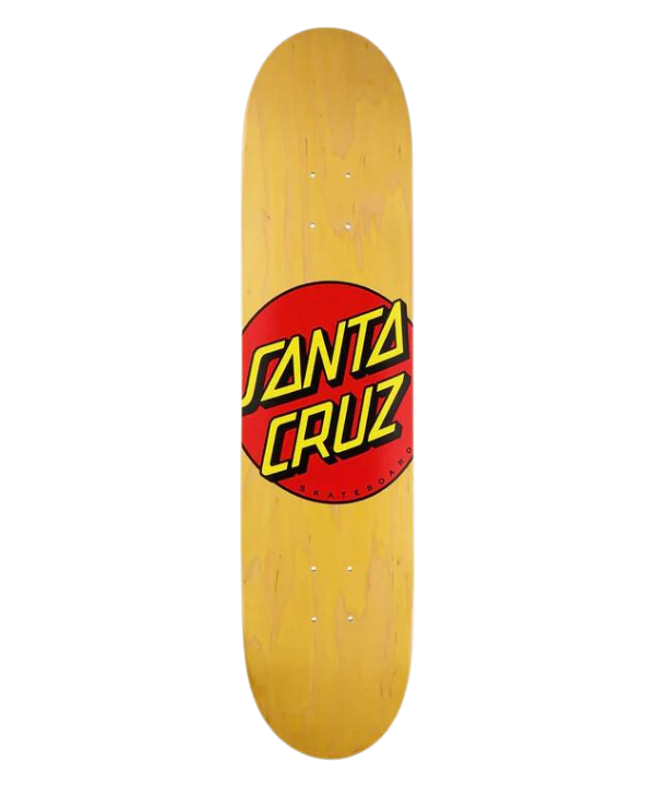 Santa Cruz Classic Dot Yellow Deck 7.75"