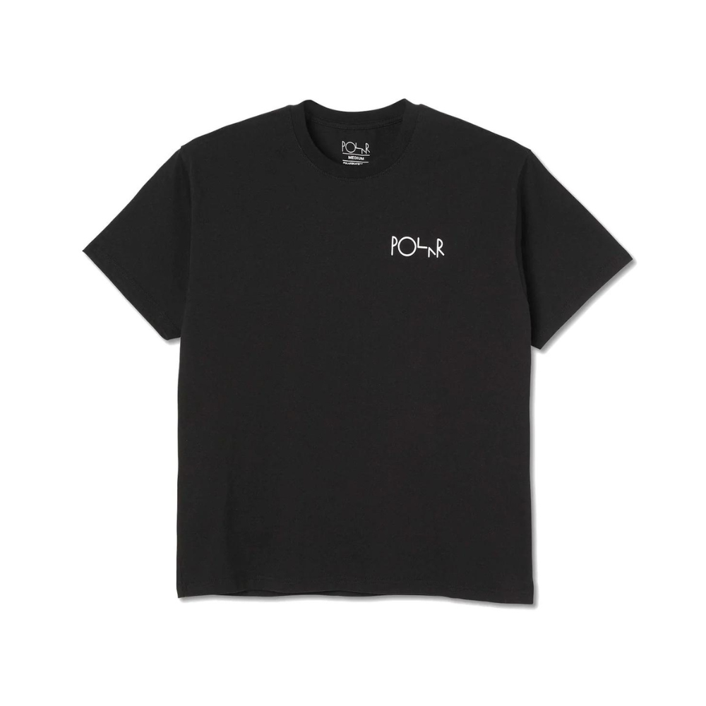 Polar Skate Co. Stroke Logo Back T-shirt Black