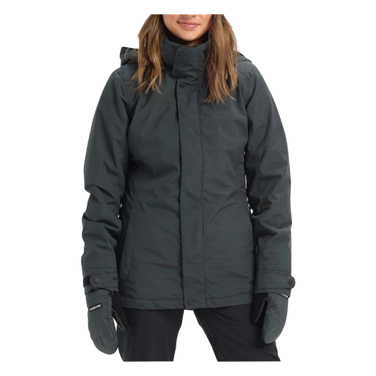 Women's Burton Jet Set 2L Jacket Black Heather