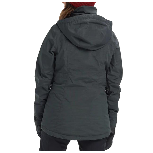 Women's Burton Jet Set 2L Jacket Black Heather