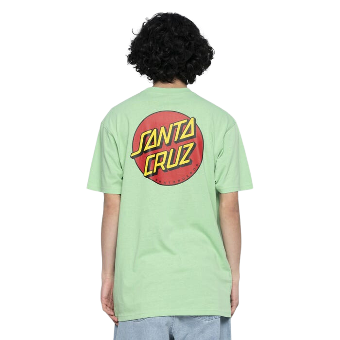 Santa Cruz Classic Dot Chest T-Shirt Apple Mint