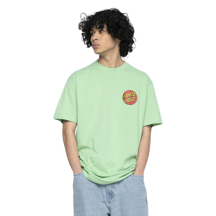 Santa Cruz Classic Dot Chest T-Shirt Apple Mint