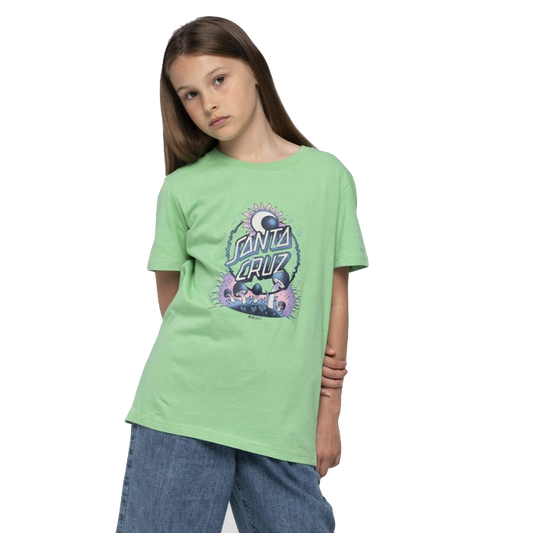 Santa Cruz Youth Dark Arts Front Dot T-Shirt Mint