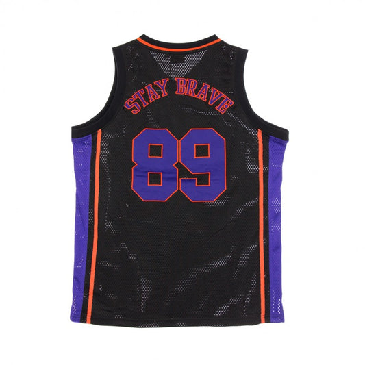 Dolly Noire Basket Tank Black & Purple