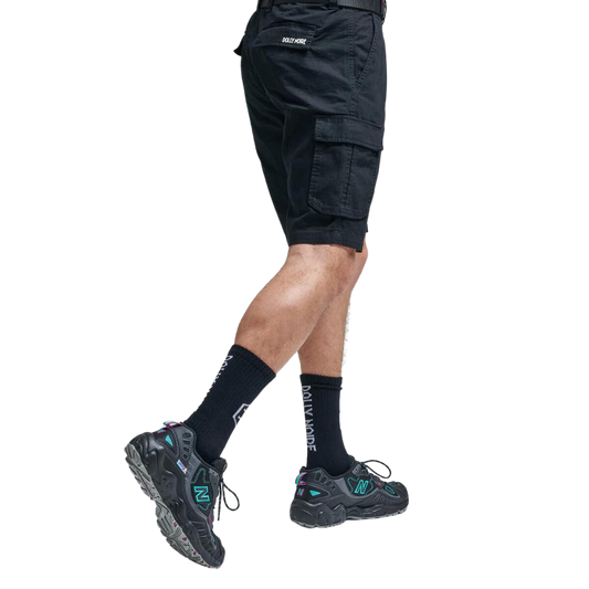Dolly Noire Cargo Ripstop Shorts Black
