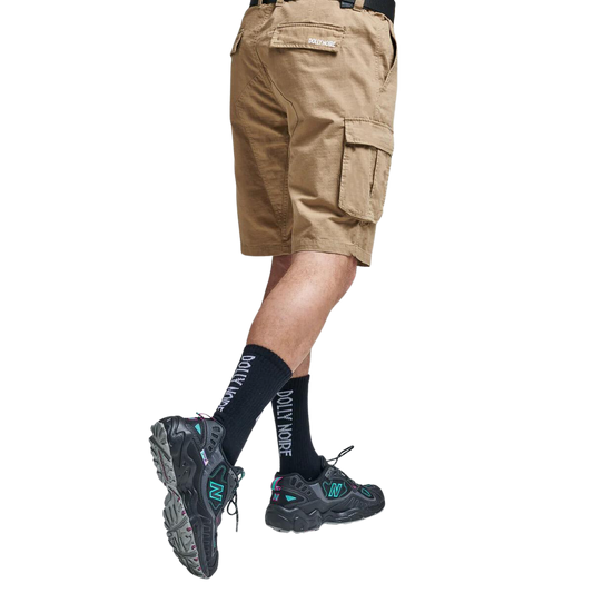 Dolly Noire Cargo Ripstop Shorts Beige